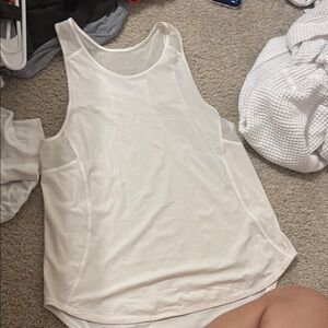 White Sleeveless Women's Top